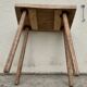 Brutalist table wood raw