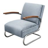 Fauteuil cantilever Bauhaus des années 1930 dans le style Thonet S 411, attribué à Kovo