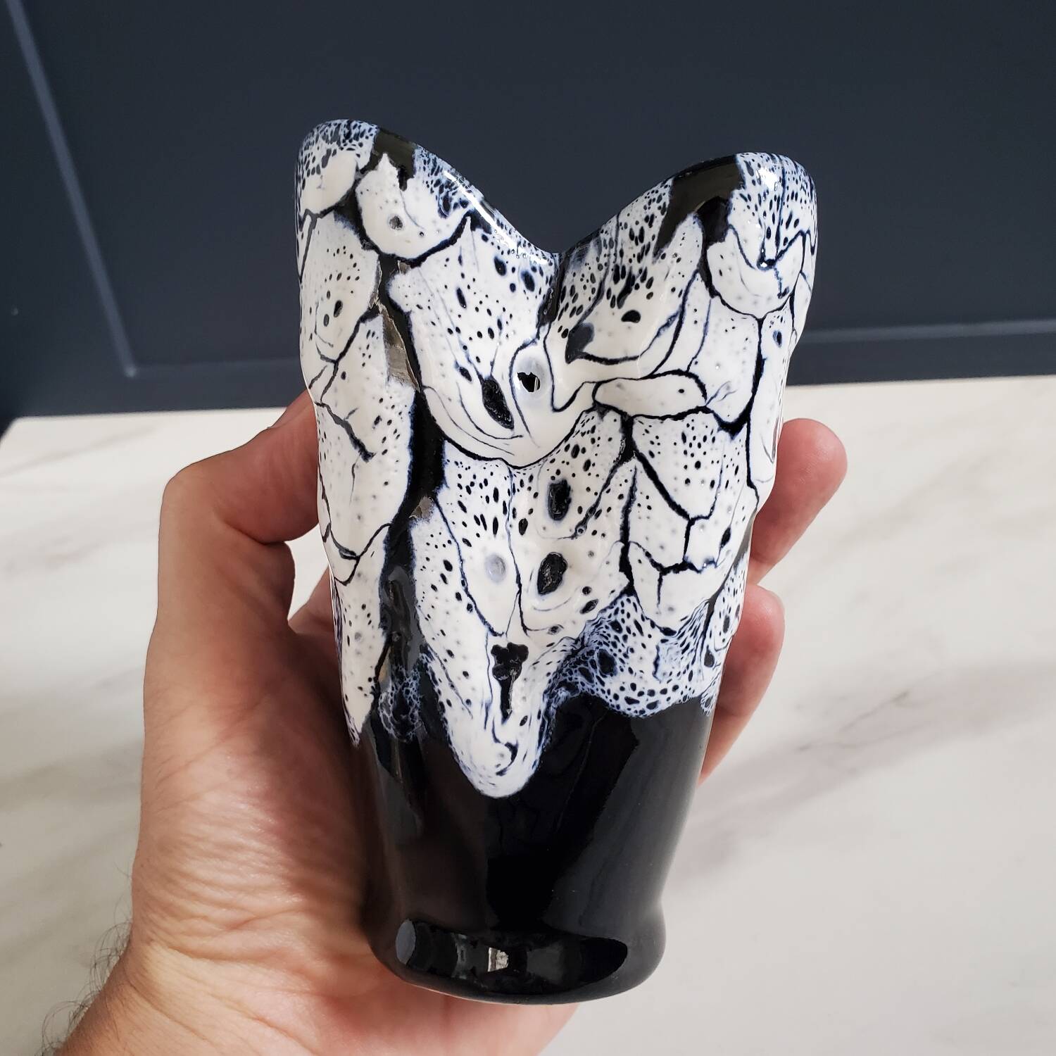 Ceramic vase called Fat Lava