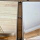 Antique barber's triptych mirror