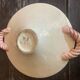 Old Plate VALLAURIS Polychrome Ceramic Flower Decor Vintage