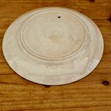 Set of 4 Terre de fer blue flat plates