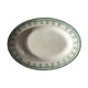 Plat de service ovale terre de fer