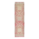 3x10 Soft Pink Turkish Vintage Runner Rug, 97x324Cm
