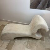 Designer armchair, "Djinn" chaise longue style by Olivier Mourgue