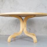 Round Finnish coffee table by Ilmari Lappalainen for Asko, 1960s