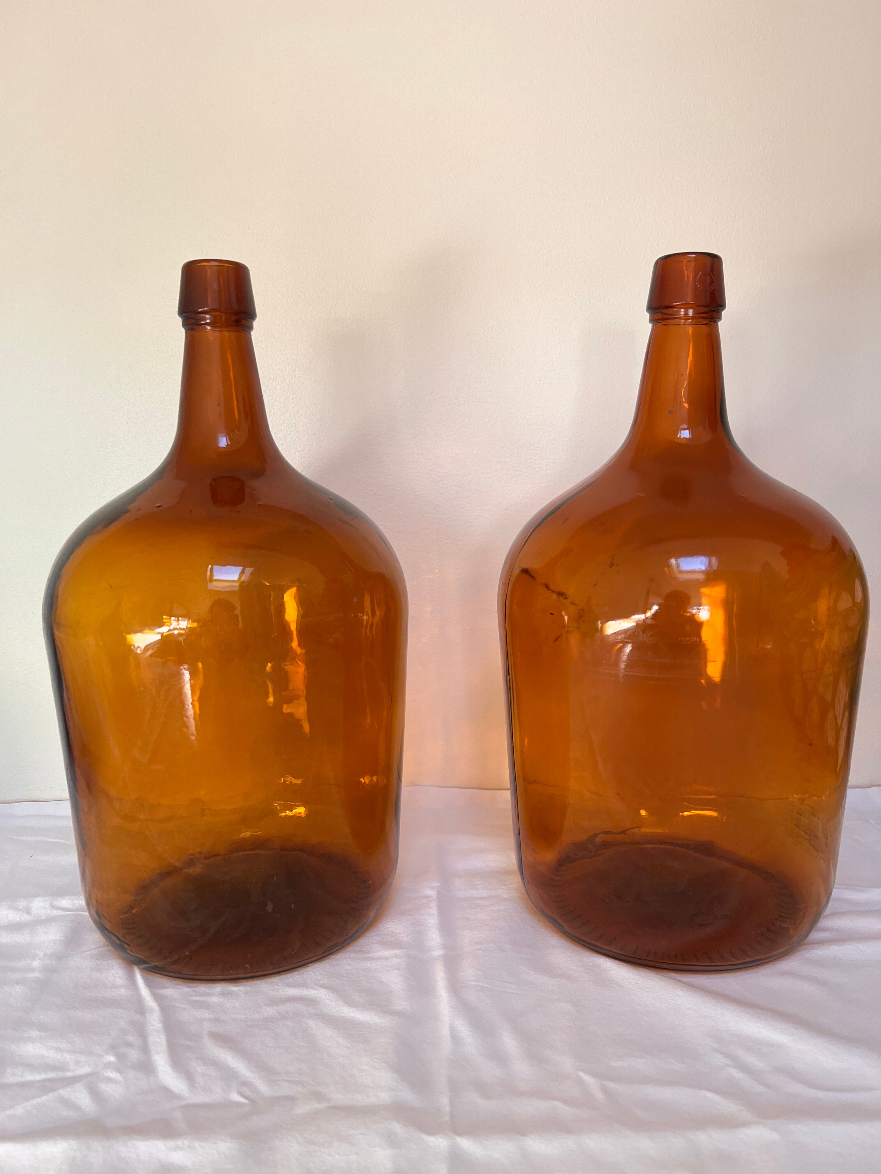 Amber demijohn
