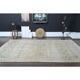 1970s Vintage Persian Handmade Wool Cotton Orange Area Rug 246x345
