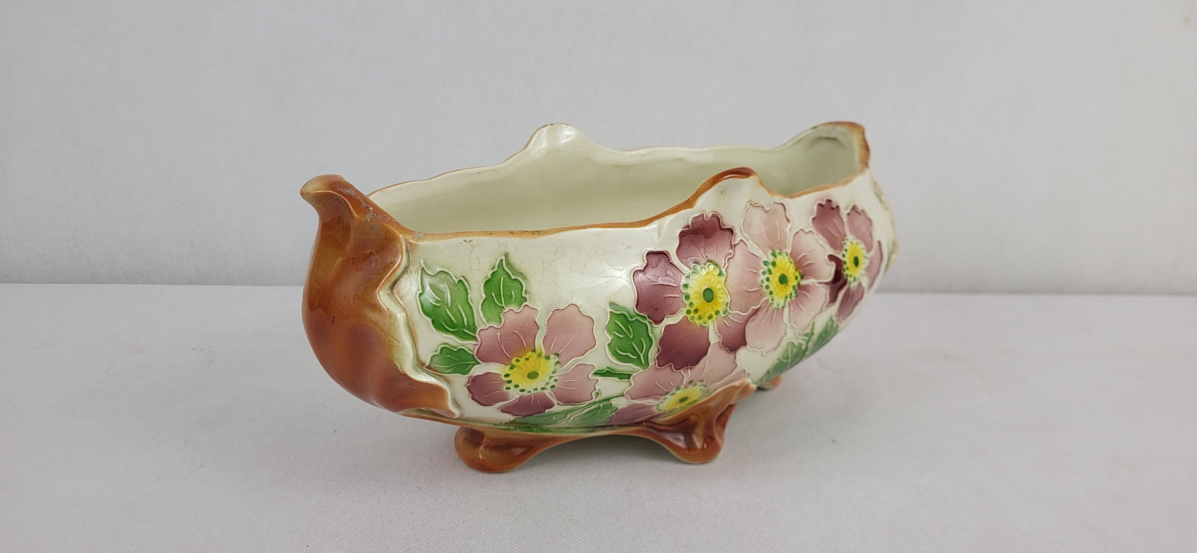 Keller & Guérin Art Nouveau Planter / Saint Clément