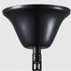 Crystal Chandelier with 5 Arms — Modern Style Black & Glass