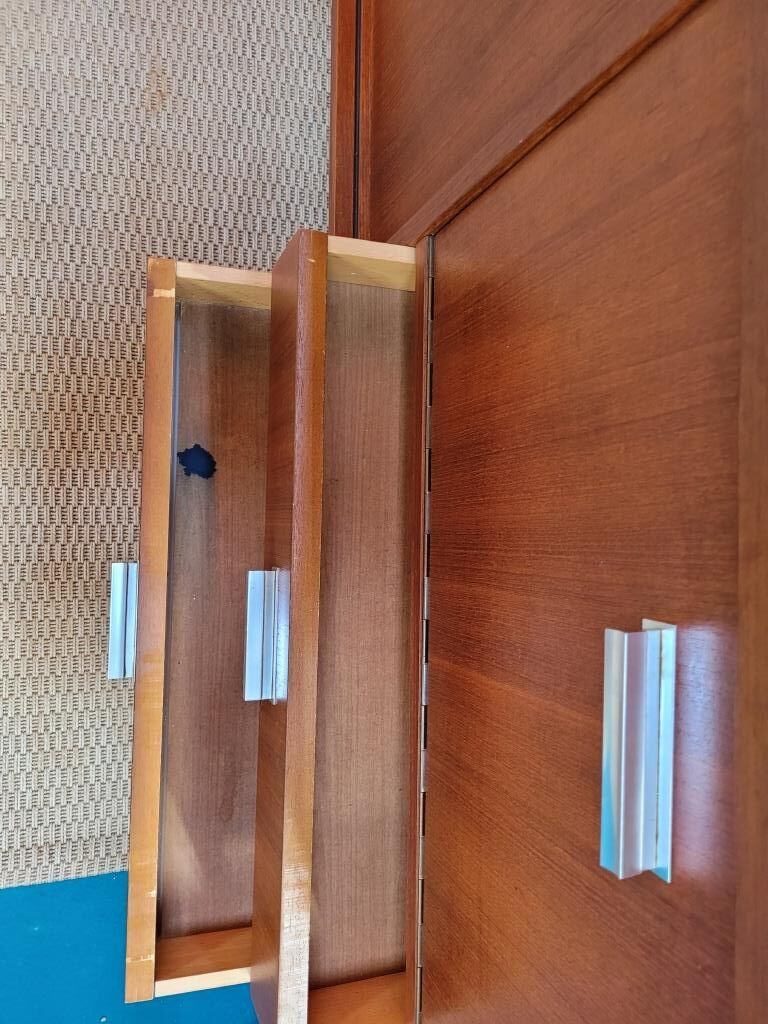 Sideboard 70s plated teak.