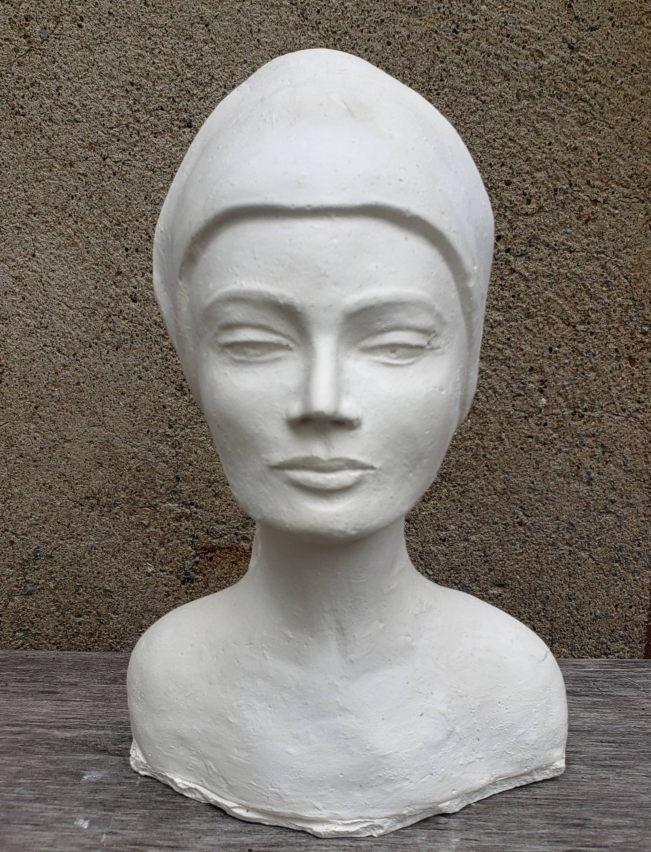 Plaster bust