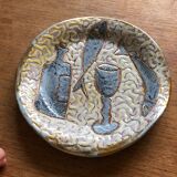 Empty pocket ceramic handmade naïve art