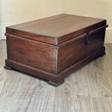 Coffre ancien du ghana en bois exotique