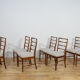 Chaises de salle à manger des années 50 de McIntosh, Royaume-Uni, années 1960, ensemble de 8.
