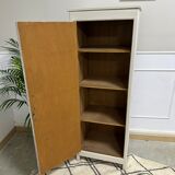 Armoire parisienne en bois couleur lin