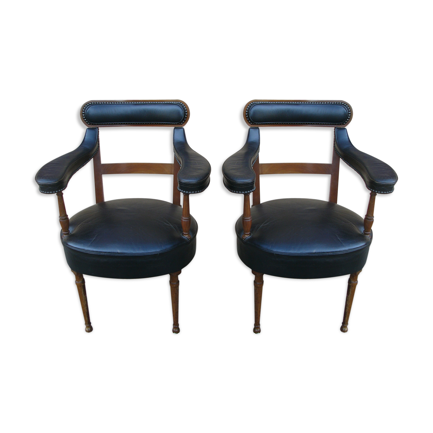 Fauteuils en cuir