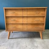 Vintage chest of drawers with wing drawers
