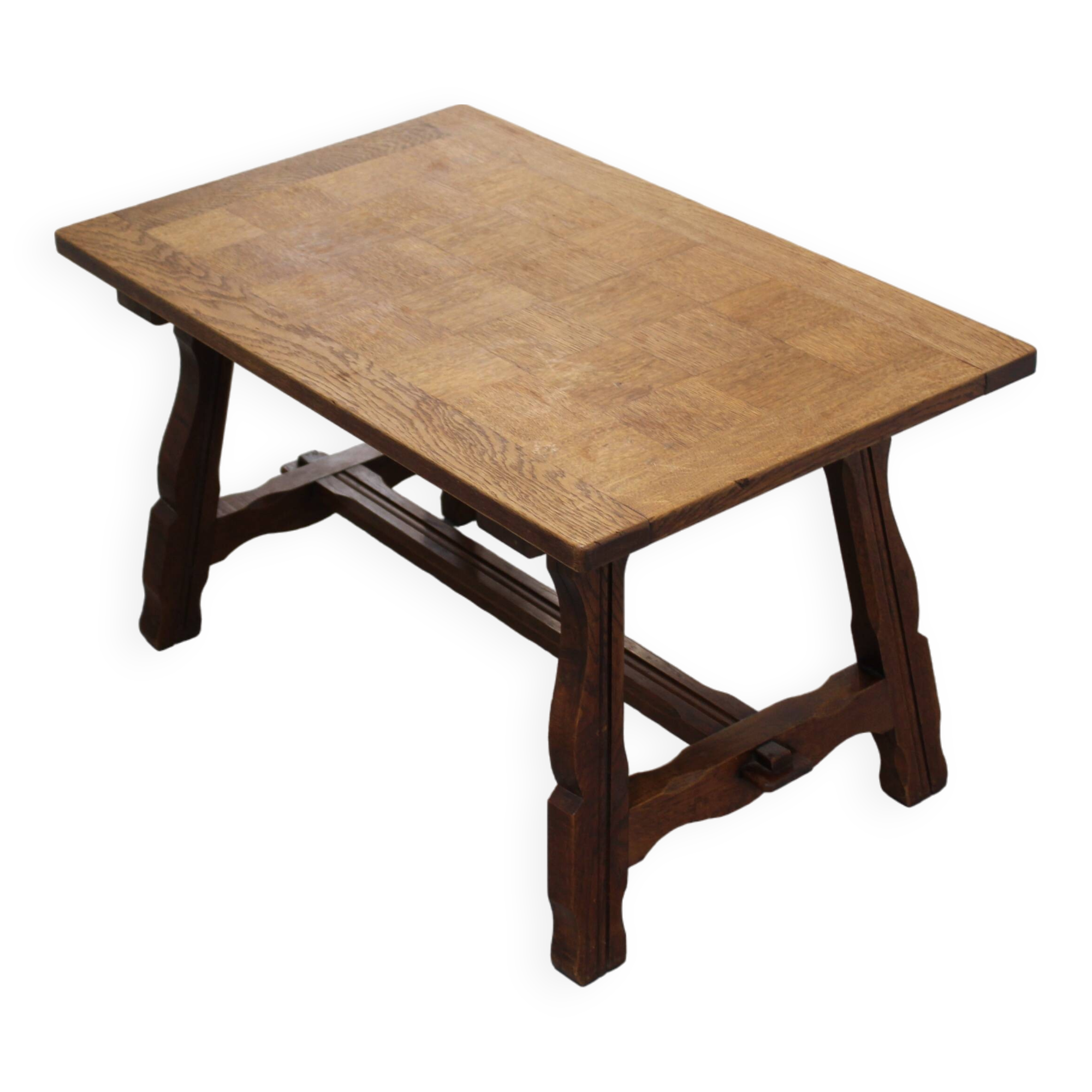 Rustic wooden coffee table