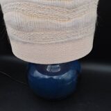 Sandstone and ash enamel lamp by Mireille and Noël Dailler Blanot circa 1970
