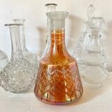 Overlay crystal decanter