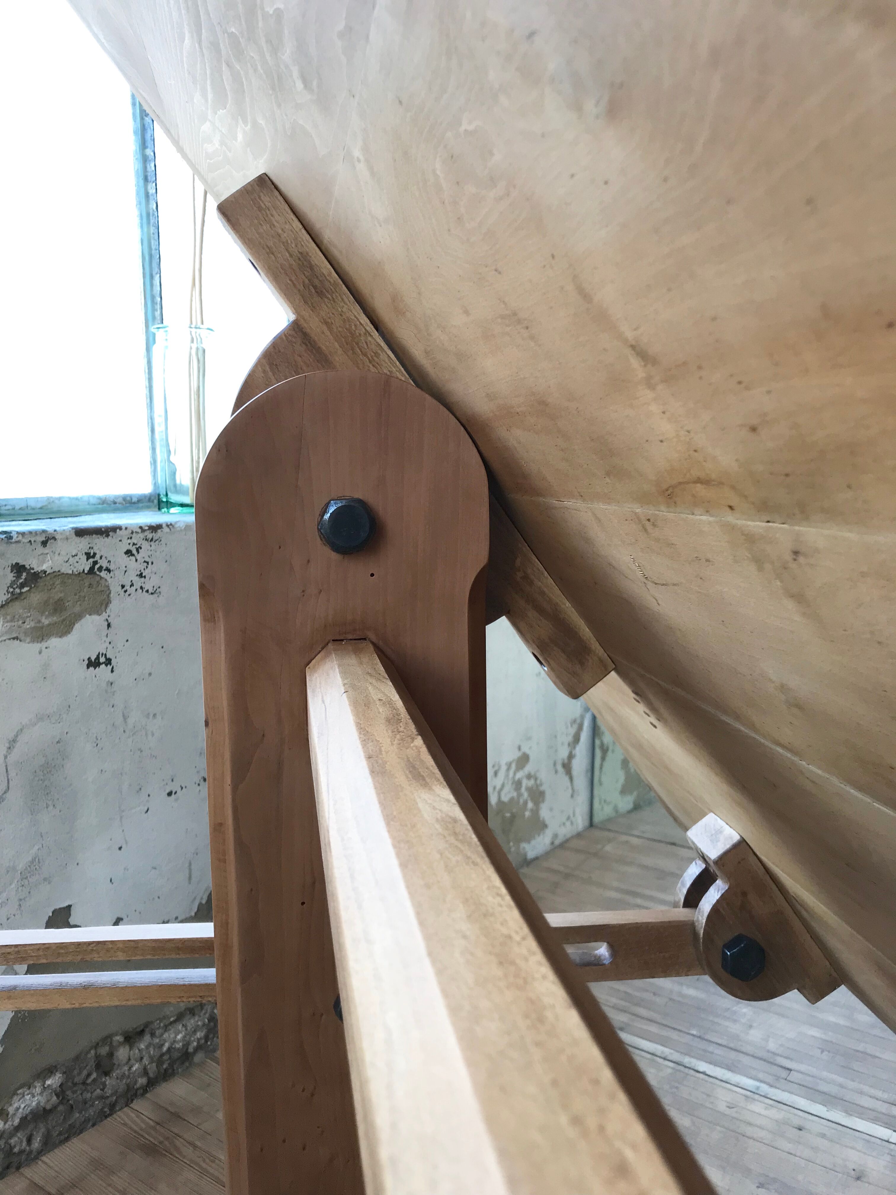 Architect wooden table