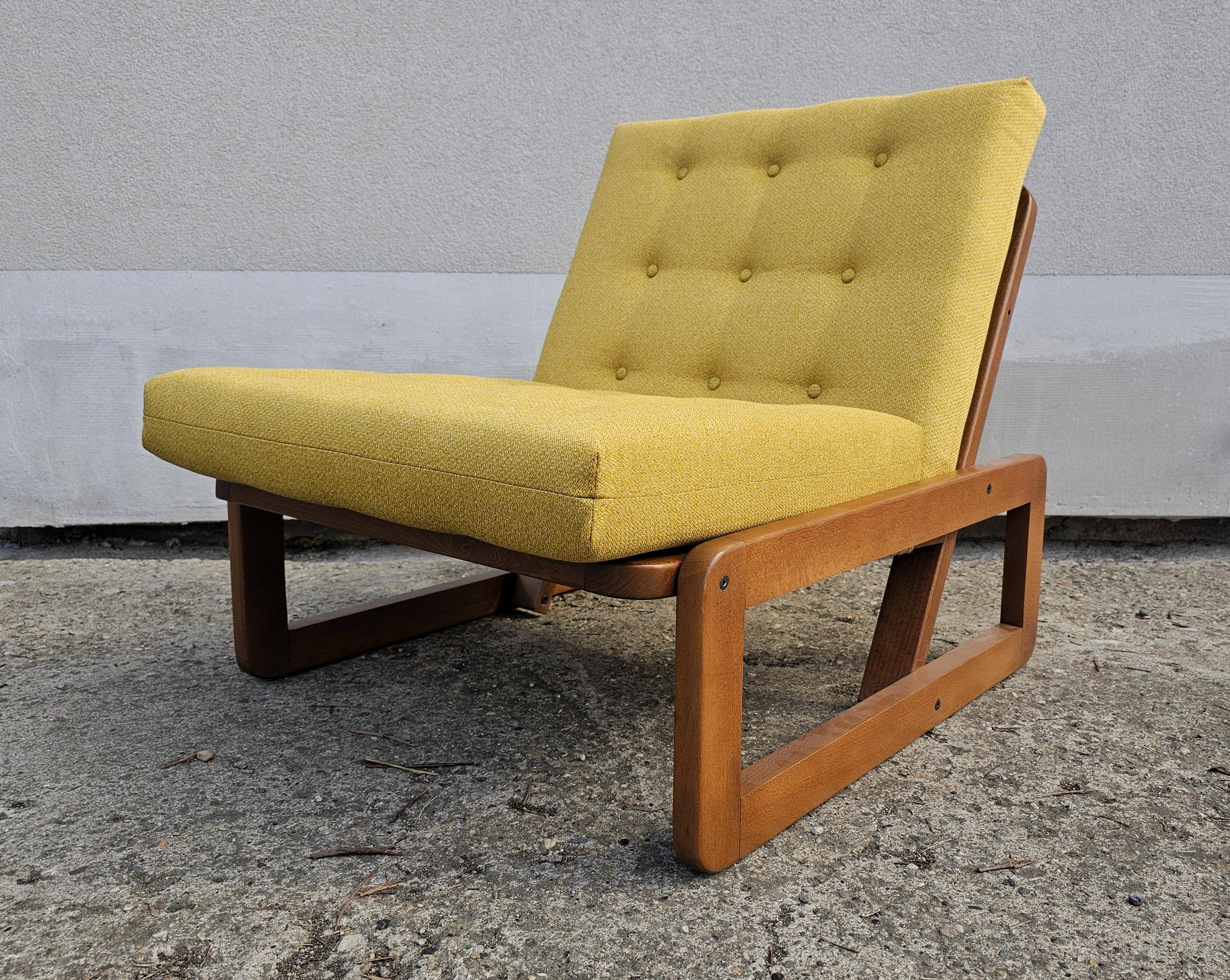 Pair of Mid Century Modern lounge chairs by Branko Ursic for Stol Kamnik.