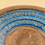 Aldo Londi for Bitossi, Large Centrepiece Bowl, Rimini Blue Series, 1970s