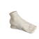 White plaster foot cast