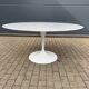 Original round dining table Knoll Tulip (152cm) Carrara