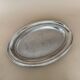 Vintage stainless steel serving tray: