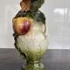 Art Nouveau ceramic vase – fruit and flower decoration