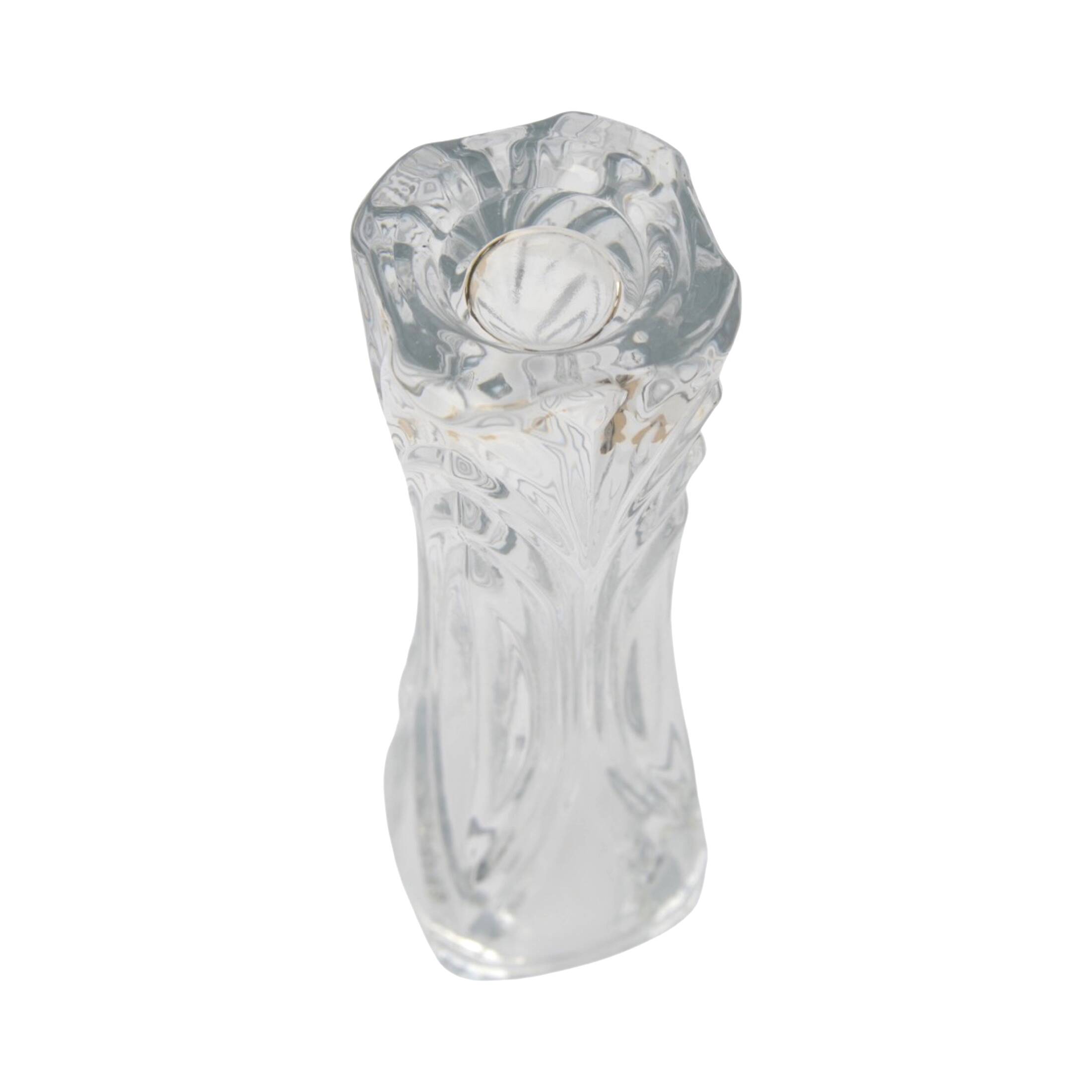 Crystal vase, Cristal D'Arques, France, 1970s.