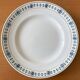 Antique flat earthenware plates from Saint-Amand (North)