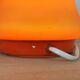 Atomic mushroom lamp orange glass 70's