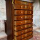Dresser in mahogany flamed period Empire XIXth century