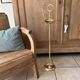 Gold-plated brass ashtray