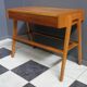 TV table with drawer and Glas tray 1970s Lanakroun Czech