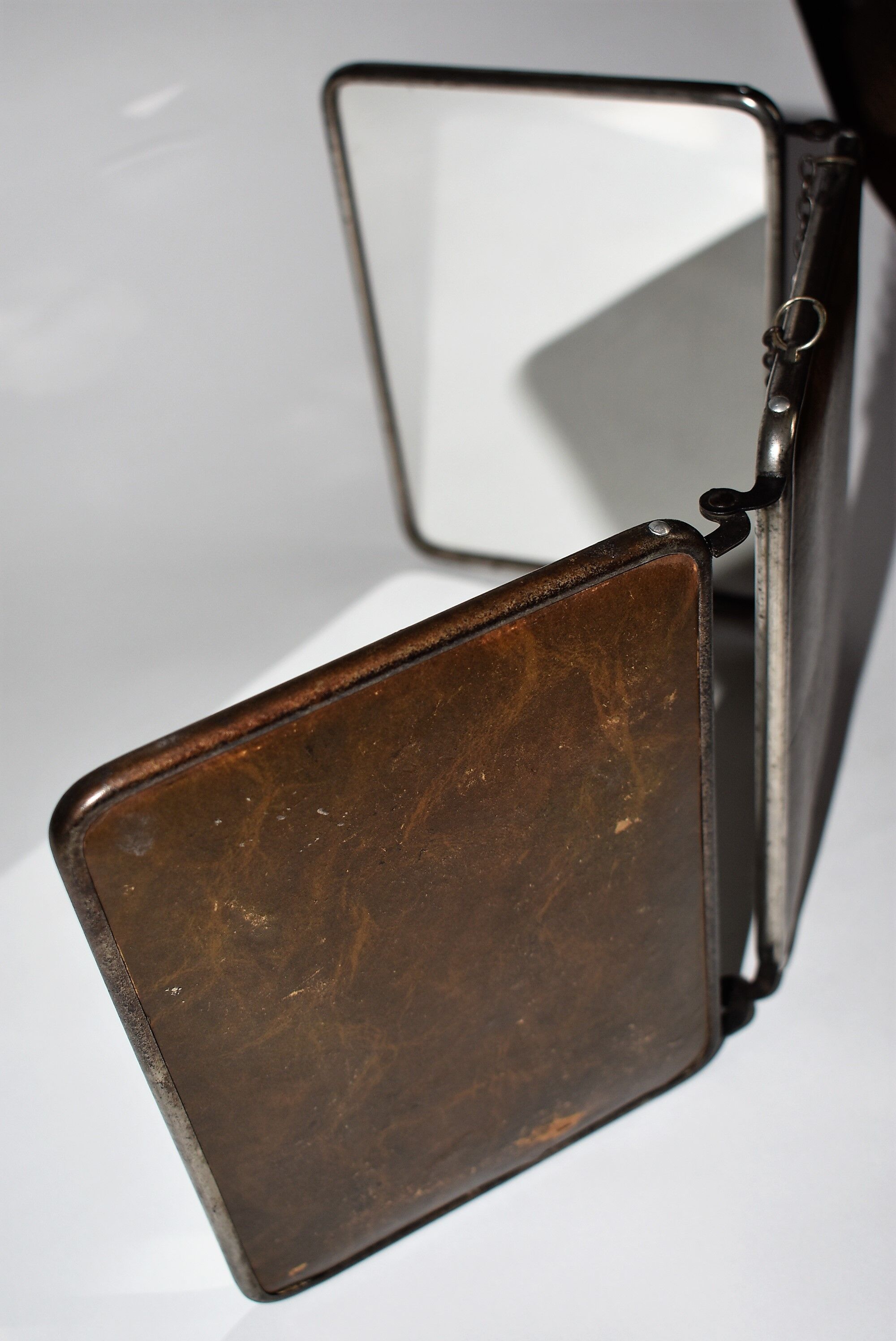 Barber beautiful triptych mirror 48x20cm