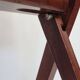 Folding teak magazine holder by Cees Braakman