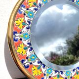 Ceramic mirror enamels Spain 22cm