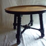 Table basse ronde vintage