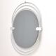 Smoked Wall Mirror with a Triple Chrome-Plated Metal Frame, Italy
