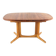 Glostrup oval 2x extendable dining table - massive teak - danish design