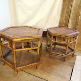 2 Bamboo nesting tables