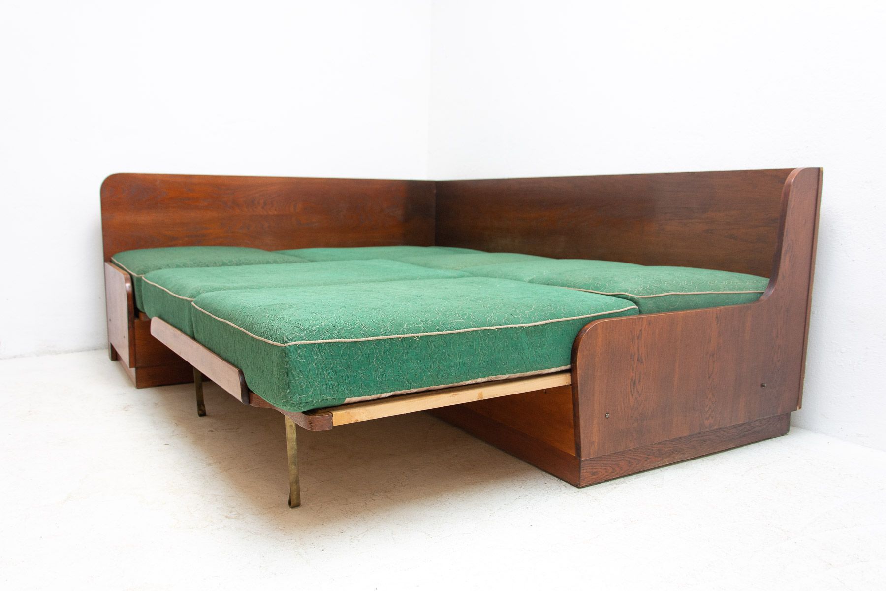 Mid Century Corner Folding Sofabed, 1960´s, Czechoslovakia