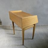 Light wood bedside table from the 1960s.