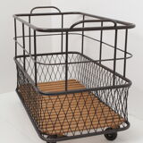 Metal baker's trolley