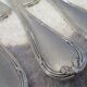 12 silver-plated table forks by Christofle Rubans