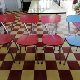 Set of 6 formica chairs